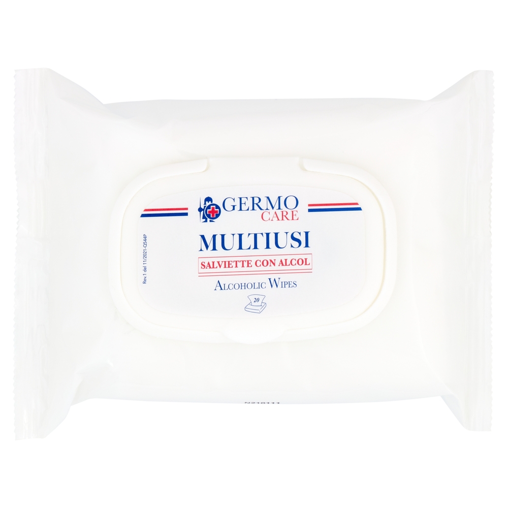 Germo Care Multiusi Salviette con Alcol  20 pz
